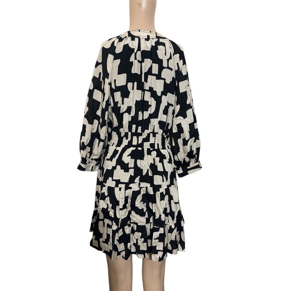 Ba&sh pulse printed mini dress black white - Picture 3 of 8